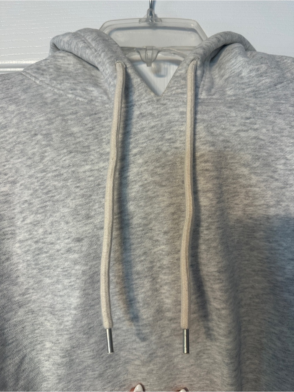 GAP VintageSoft Cropped Hoodie- Grey - Picture 5 of 7